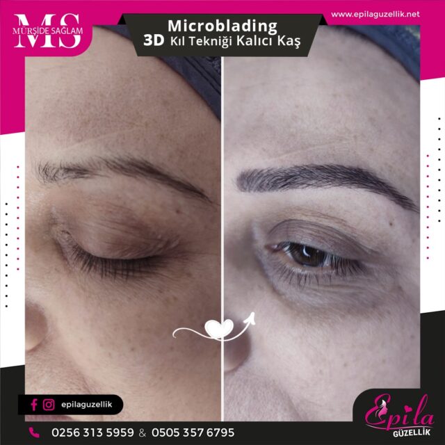 Nazilli - Microblading 3D Kıl Tekniği Kalıcı Kaş Kontürü