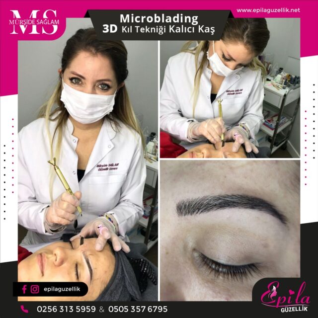 Nazilli - Microblading 3D Kıl Tekniği Kalıcı Kaş Kontürü