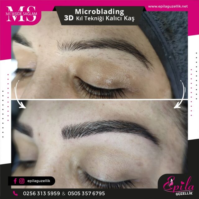 Nazilli - Microblading 3D Kıl Tekniği Kalıcı Kaş Kontürü