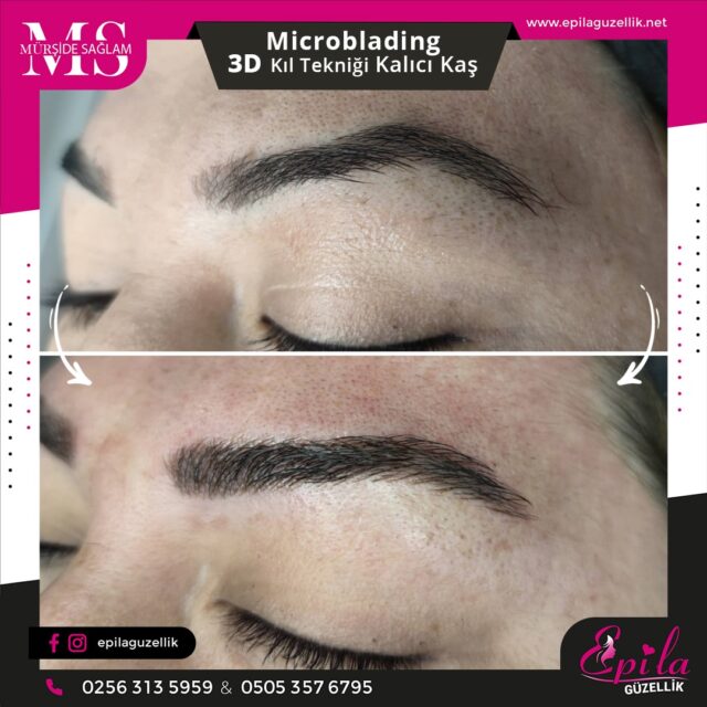 Nazilli - Microblading 3D Kıl Tekniği Kalıcı Kaş Kontürü