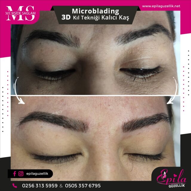 Nazilli - Microblading 3D Kıl Tekniği Kalıcı Kaş Kontürü