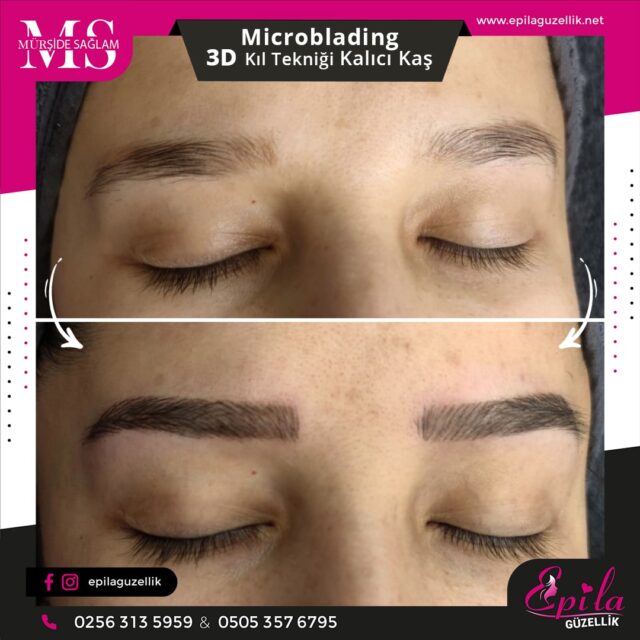 Nazilli - Microblading 3D Kıl Tekniği Kalıcı Kaş Kontürü