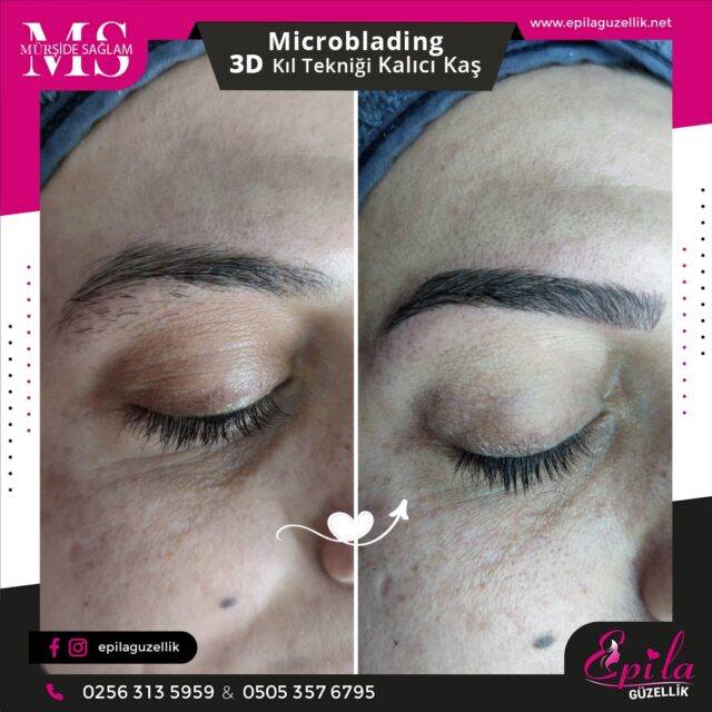 Nazilli - Microblading 3D Kıl Tekniği Kalıcı Kaş Kontürü