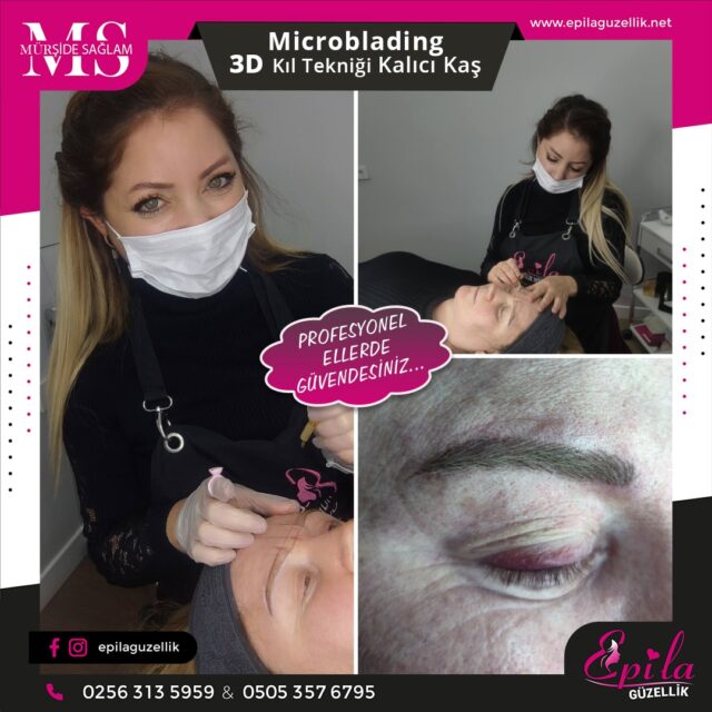 Nazilli - Microblading 3D Kıl Tekniği Kalıcı Kaş Kontürü