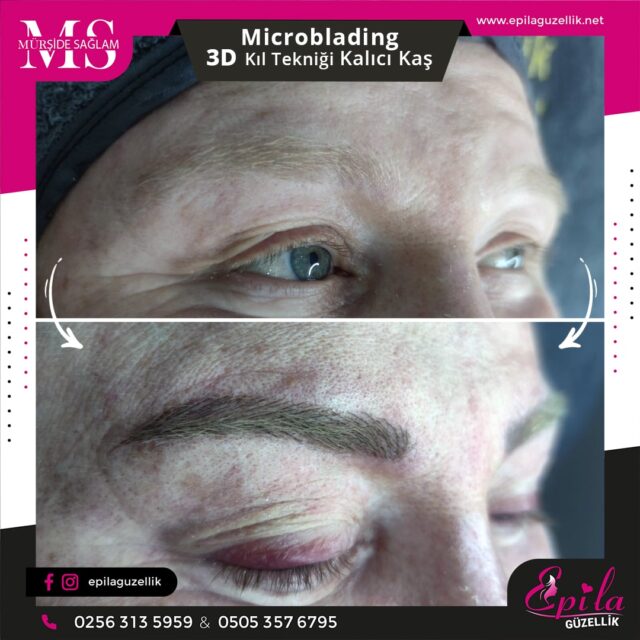 Nazilli - Microblading 3D Kıl Tekniği Kalıcı Kaş Kontürü