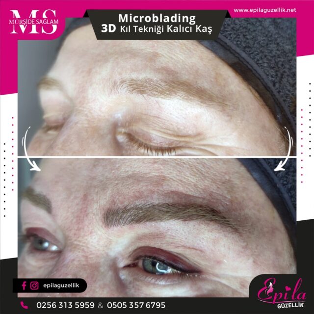 Nazilli - Microblading 3D Kıl Tekniği Kalıcı Kaş Kontürü