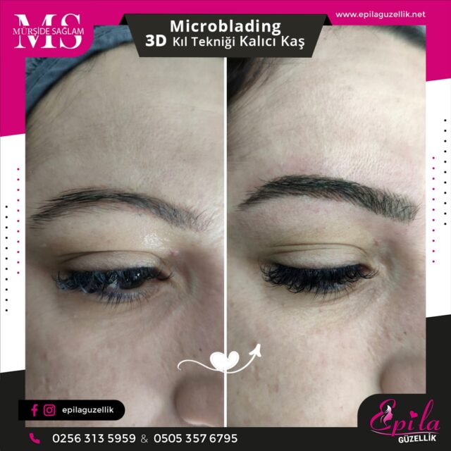 Nazilli - Microblading 3D Kıl Tekniği Kalıcı Kaş Kontürü