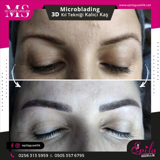 Nazilli - Microblading 3D Kıl Tekniği Kalıcı Kaş Kontürü