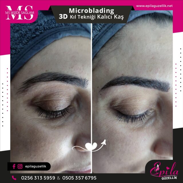 Nazilli - Microblading 3D Kıl Tekniği Kalıcı Kaş Kontürü