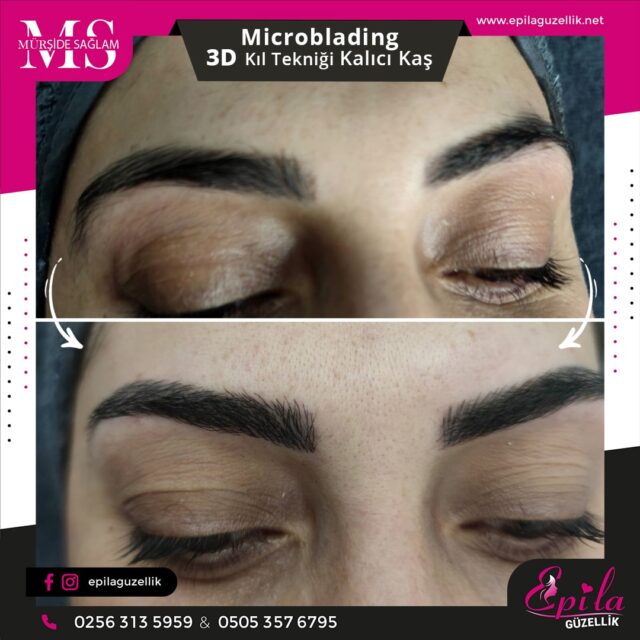 Nazilli - Microblading 3D Kıl Tekniği Kalıcı Kaş Kontürü