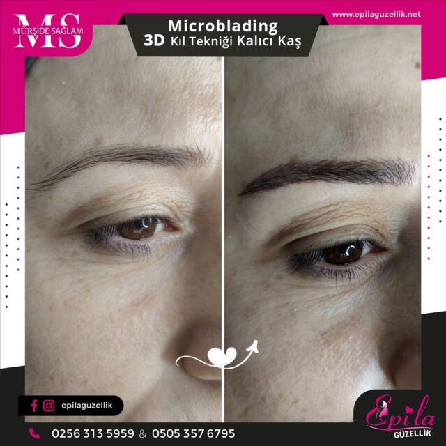 Nazilli - Microblading 3D Kıl Tekniği Kalıcı Kaş Kontürü