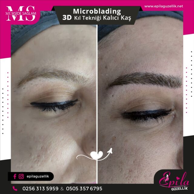 Nazilli - Microblading 3D Kıl Tekniği Kalıcı Kaş Kontürü