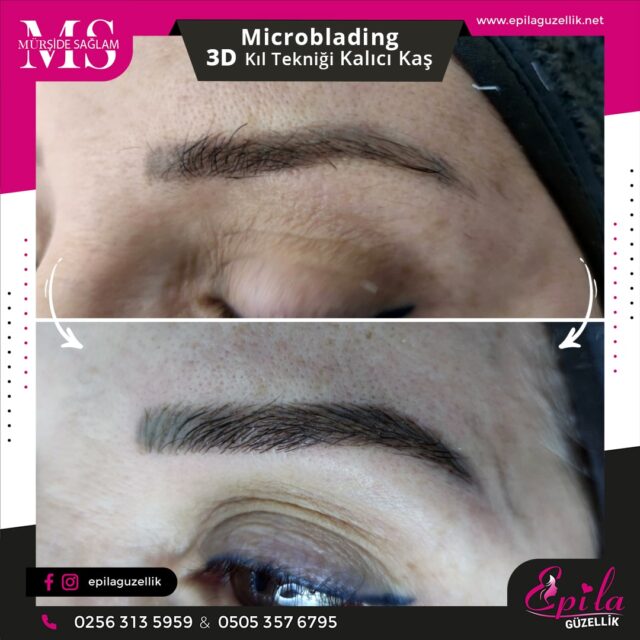 Nazilli - Microblading 3D Kıl Tekniği Kalıcı Kaş Kontürü