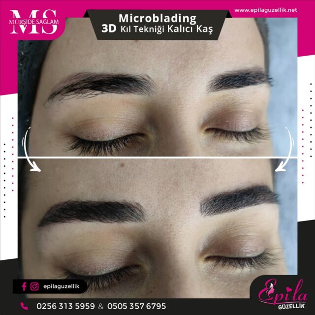 Nazilli - Microblading 3D Kıl Tekniği Kalıcı Kaş Kontürü