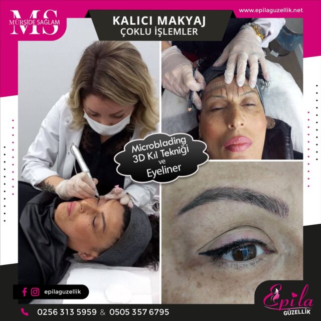 Nazilli - Microblading 3D Kıl Tekniği Kalıcı Kaş Kontürü