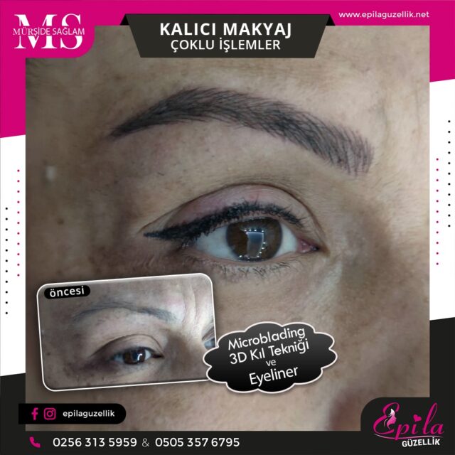 Nazilli - Kalıcı Makyaj - Dipliner - Eyeliner - Dudak Kontürü