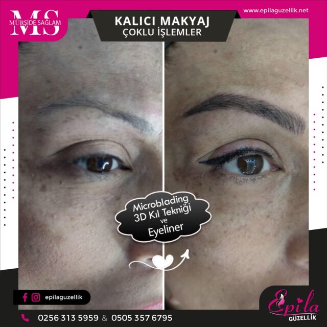 Nazilli - Microblading 3D Kıl Tekniği Kalıcı Kaş Kontürü