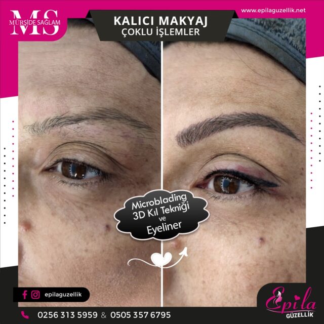 Nazilli - Microblading 3D Kıl Tekniği Kalıcı Kaş Kontürü