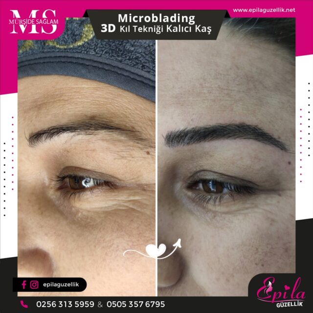 Nazilli - Microblading 3D Kıl Tekniği Kalıcı Kaş Kontürü