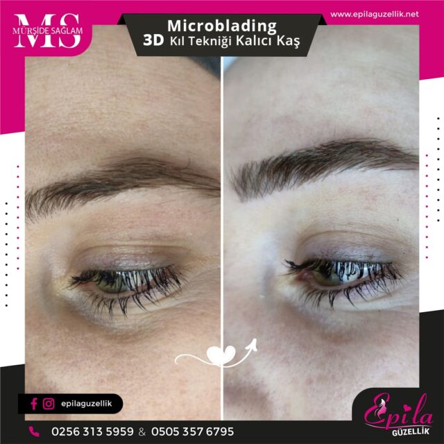 Nazilli - Microblading 3D Kıl Tekniği Kalıcı Kaş Kontürü