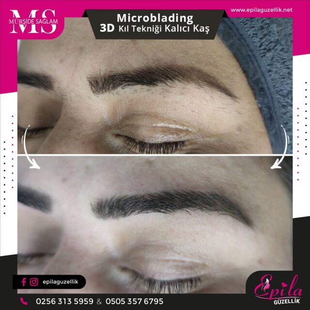 Nazilli - Microblading 3D Kıl Tekniği Kalıcı Kaş Kontürü