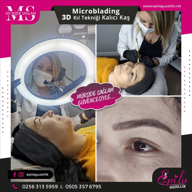 Nazilli - Microblading 3D Kıl Tekniği Kalıcı Kaş Kontürü