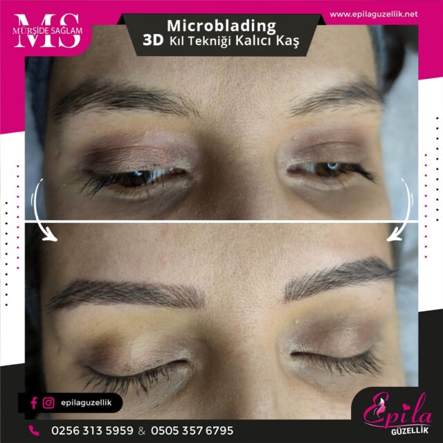 Nazilli - Microblading 3D Kıl Tekniği Kalıcı Kaş Kontürü