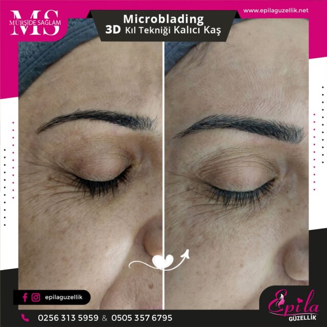 Nazilli - Microblading 3D Kıl Tekniği Kalıcı Kaş Kontürü