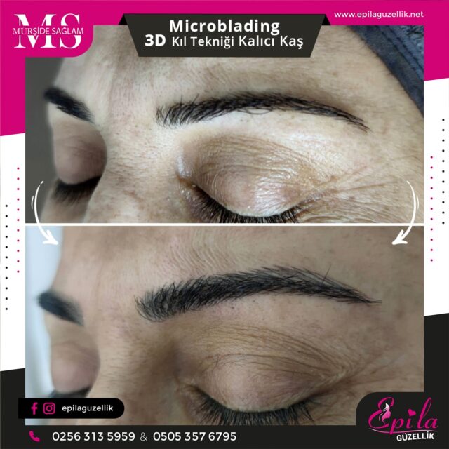 Nazilli - Microblading 3D Kıl Tekniği Kalıcı Kaş Kontürü