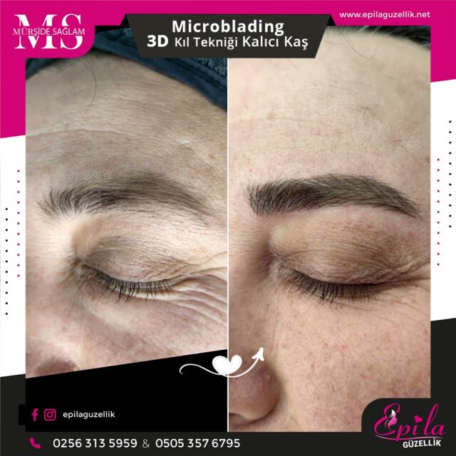 Nazilli - Microblading 3D Kıl Tekniği Kalıcı Kaş Kontürü