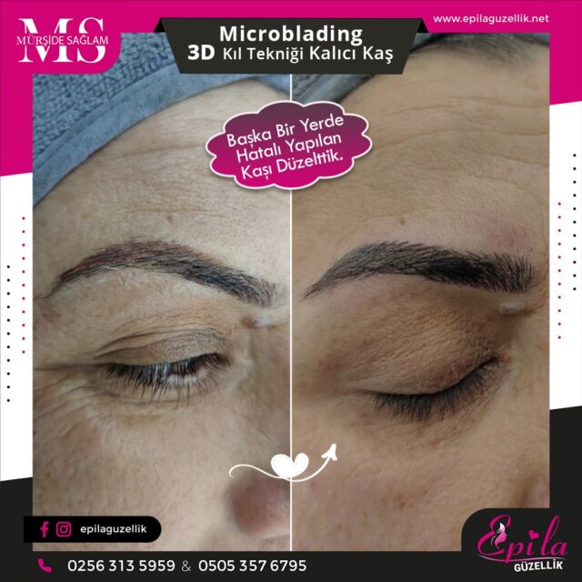 Nazilli - Microblading 3D Kıl Tekniği Kalıcı Kaş Kontürü