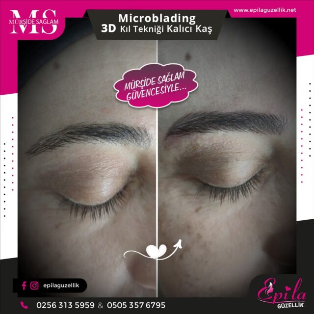 Nazilli - Microblading 3D Kıl Tekniği Kalıcı Kaş Kontürü