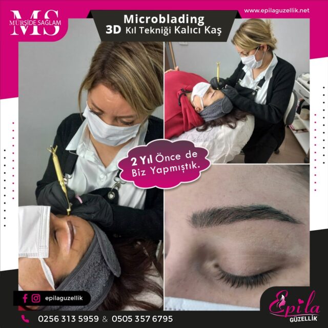 Nazilli - Microblading 3D Kıl Tekniği Kalıcı Kaş Kontürü