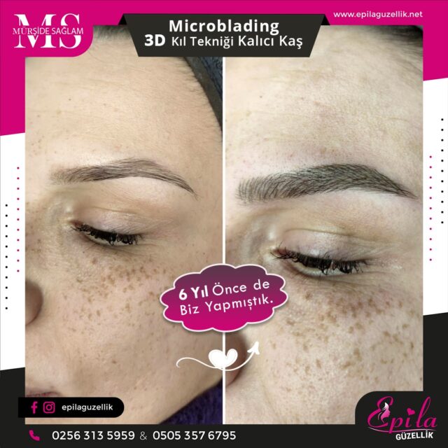 Nazilli - Microblading 3D Kıl Tekniği Kalıcı Kaş Kontürü