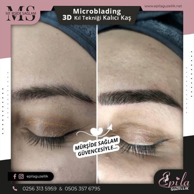 Nazilli - Microblading 3D Kıl Tekniği Kalıcı Kaş Kontürü