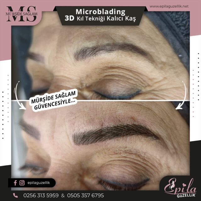 Nazilli - Microblading 3D Kıl Tekniği Kalıcı Kaş Kontürü