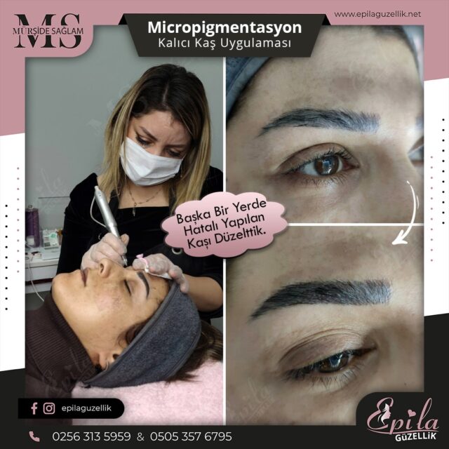 Nazilli - Microblading 3D Kıl Tekniği Kalıcı Kaş Kontürü