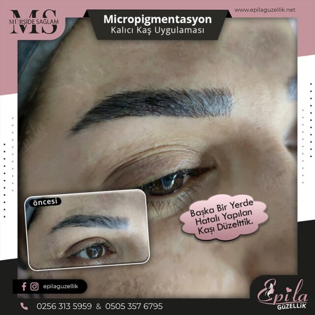 Nazilli - Microblading 3D Kıl Tekniği Kalıcı Kaş Kontürü