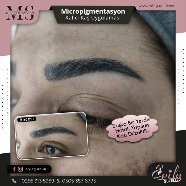 Nazilli - Microblading 3D Kıl Tekniği Kalıcı Kaş Kontürü