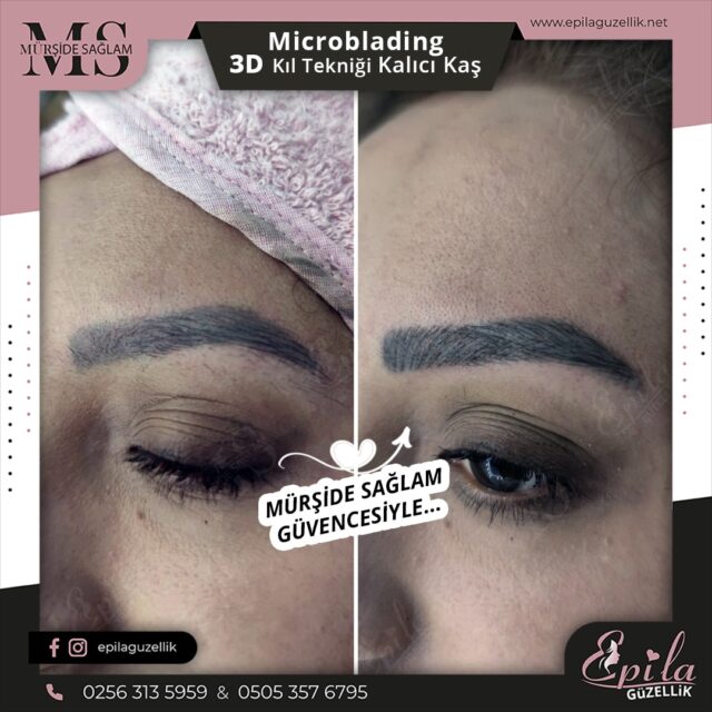 Nazilli - Microblading 3D Kıl Tekniği Kalıcı Kaş Kontürü