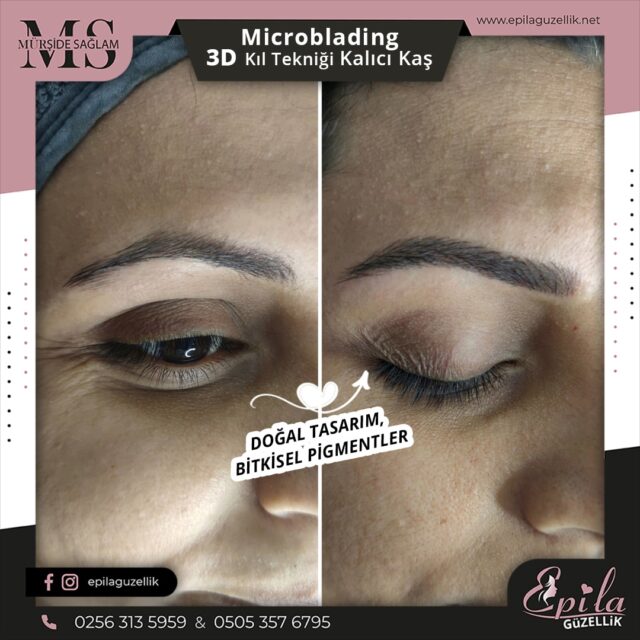 Nazilli - Microblading 3D Kıl Tekniği Kalıcı Kaş Kontürü