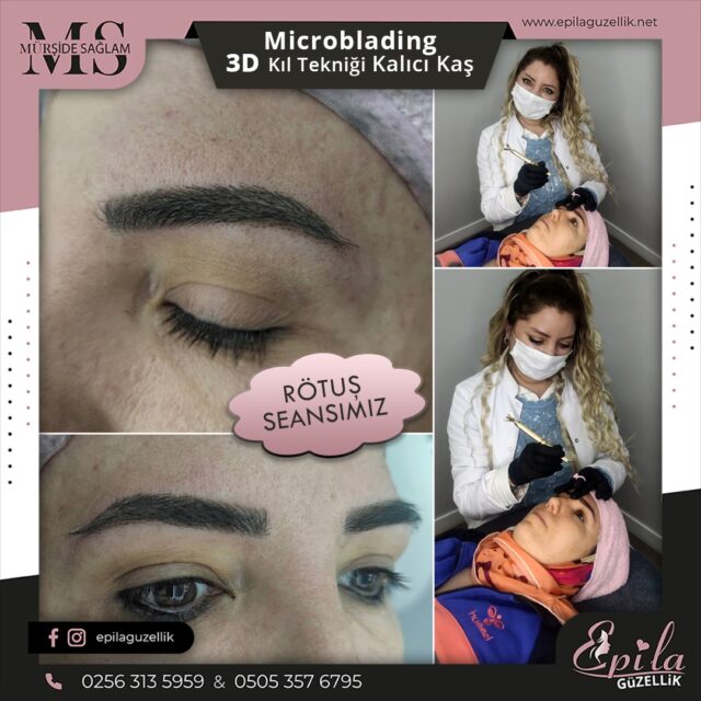 Nazilli - Microblading 3D Kıl Tekniği Kalıcı Kaş Kontürü