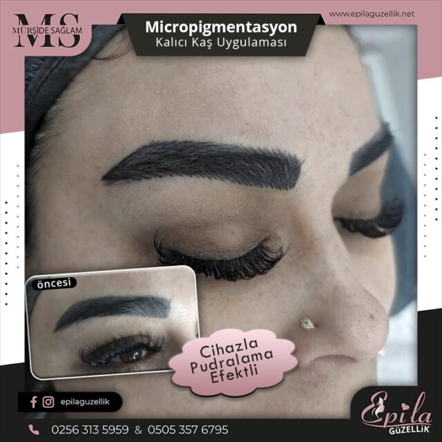 Nazilli - Microblading 3D Kıl Tekniği Kalıcı Kaş Kontürü