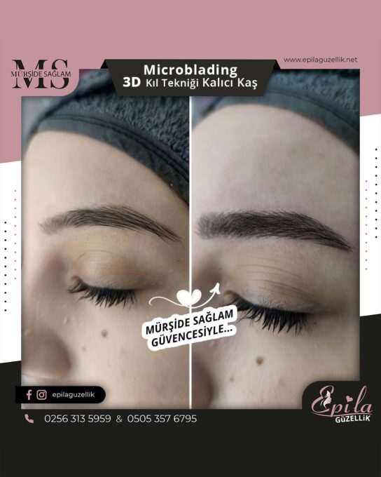 Nazilli - Microblading 3D Kıl Tekniği Kalıcı Kaş Kontürü