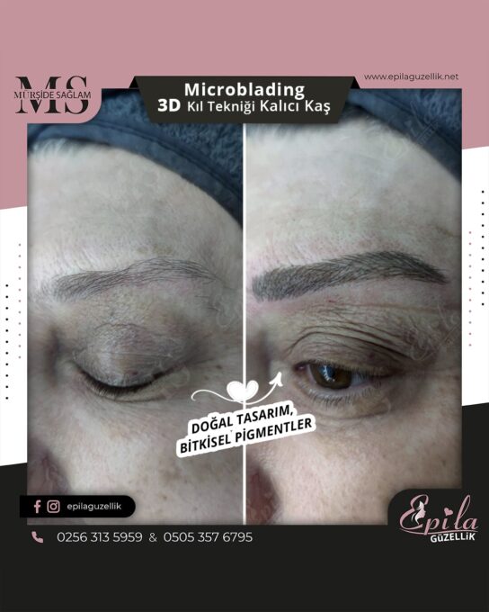 Nazilli - Microblading 3D Kıl Tekniği Kalıcı Kaş Kontürü