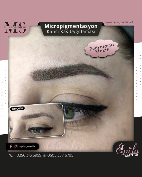 Nazilli - Microblading 3D Kıl Tekniği Kalıcı Kaş Kontürü