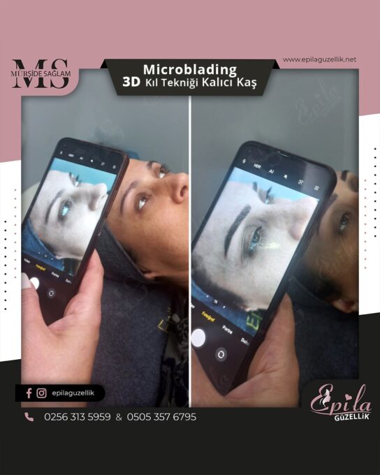 Nazilli - Microblading 3D Kıl Tekniği Kalıcı Kaş Kontürü