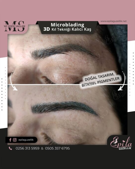 Nazilli - Microblading 3D Kıl Tekniği Kalıcı Kaş Kontürü