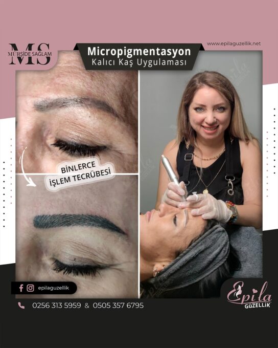 Nazilli - Microblading 3D Kıl Tekniği Kalıcı Kaş Kontürü