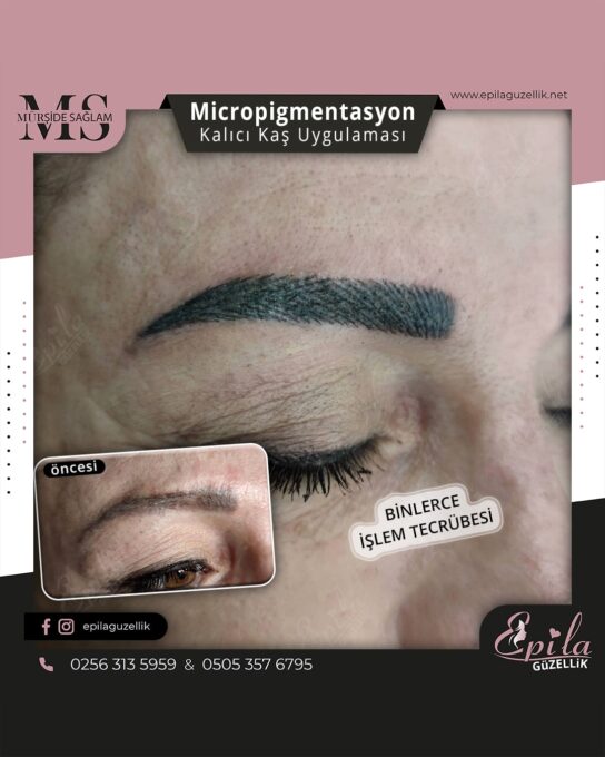 Nazilli - Microblading 3D Kıl Tekniği Kalıcı Kaş Kontürü